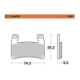 Motomaster Brake pad RoadPRO Sinter front