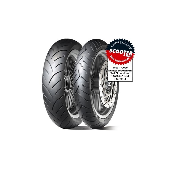 Dunlop Scootsmart 100/80-10 53L TL fr/r