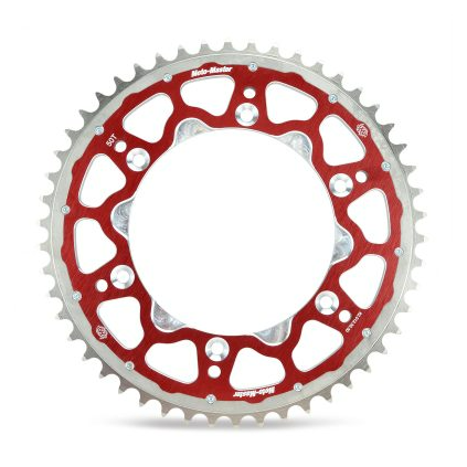 Motomaster Fusion Series Dual Ring sprocket (Red, 520-48T) Beta