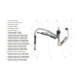 Bronco Hydraulic hose Stick boom Front 77-13000 08.2022->