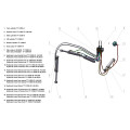 Bronco Hydraulic hose From pump 77-13000 ->08.2022