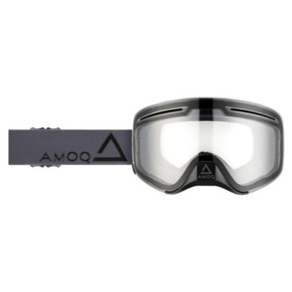 AMOQ Vision Vent+ Magnetic Goggles Dark Grey-Black - Clear