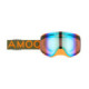 AMOQ Vision Vent+ Magnetic Goggles Military Green/Orange - Gold Mirror