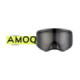 AMOQ Vision Vent+ Magnetic Goggles HiVis/Black - Smoke