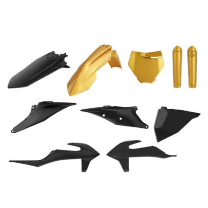 Polisport full kit KTM SX/SXF(19->) GOLD/BLACK (1)