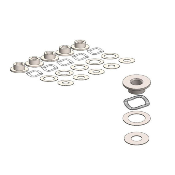 Moto-Master BMW fitting kit for OEM bolted 4.5mm 