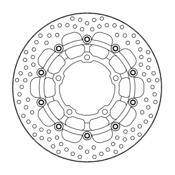 Moto-Master Halo Brakedisc front Honda: CB650R/CBR650R 2019-->