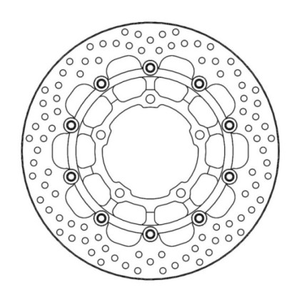 Moto-Master Halo Brakedisc front Honda: CB650R/CBR650R 2019-->