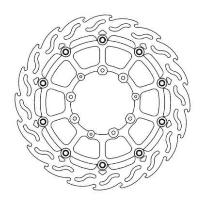 Moto-Master Supermoto Flame Brakedisc front Honda: CRF450L 2019-->