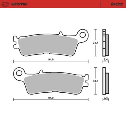 Moto-Master Brakepads Yamaha: YZ450F front 2020>