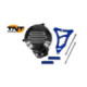 TNT Flywheel & Sprocket cover, Black/Blue, Derbi Senda 