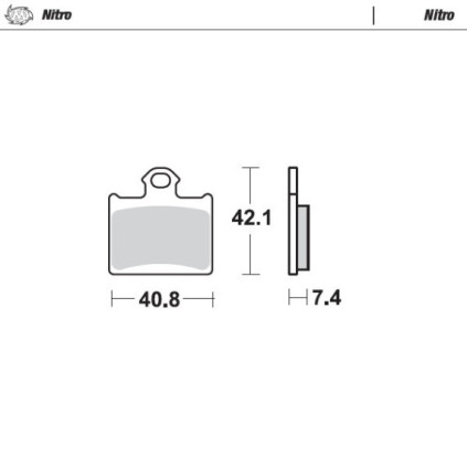 Moto-Master Brakepads KTM rear: Freeride E 2012>, SX85 2012>, Freeride 350 2012