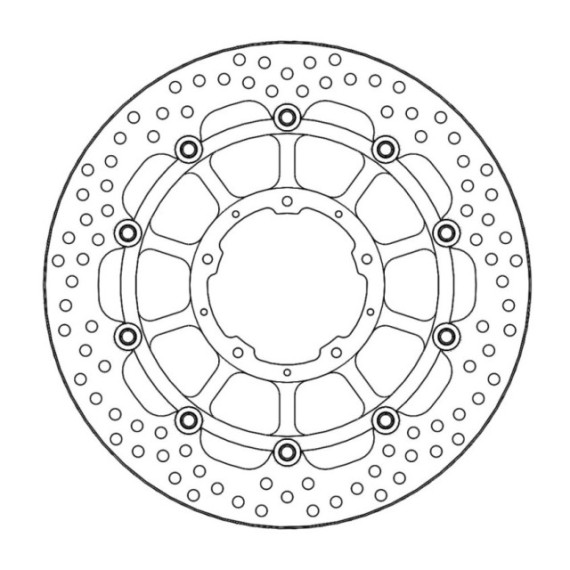 Moto-Master Halo Brakedisc front Honda: CBR1000RR Fireblade, SP 2017-->
