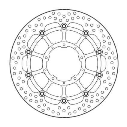 Moto-Master Halo Brakedisc front Honda: CBR1000RR Fireblade, SP 2017-->