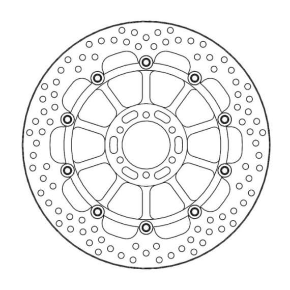 Moto-Master Halo Brakedisc front Aprilia: RSV4 RF/RR, Tuono V4 2017-->