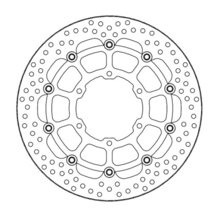 Moto-Master Halo Brakedisc front Suzuki: GSX-R1000/R 2017--> 