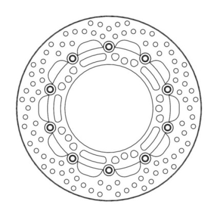 Moto-Master Halo Brakedisc front Kawasaki: Z650/900, Ninja 650 2017-->