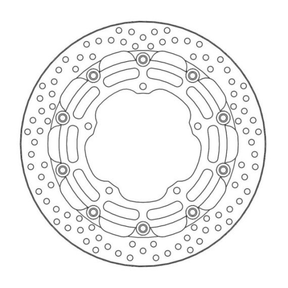 Moto-Master Racing Halo Brakedisc front Yamaha: YZF R1 2015->