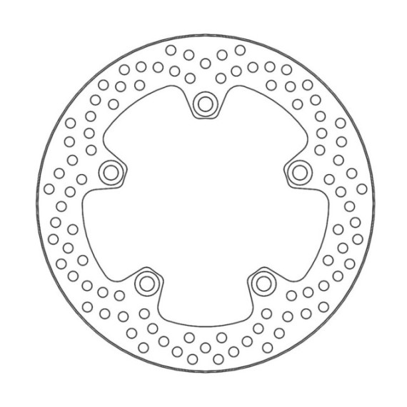 Moto-Master Halo Brakedisc rear Suzuki: SV650 2007-->, SV650S ABS 2007-2012