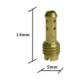 Lowspeed jet MIKUNI kit short #25-90,long #25-40