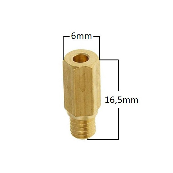 Main Jet, # 94 , Hex, Fits: Keihin / Flat side