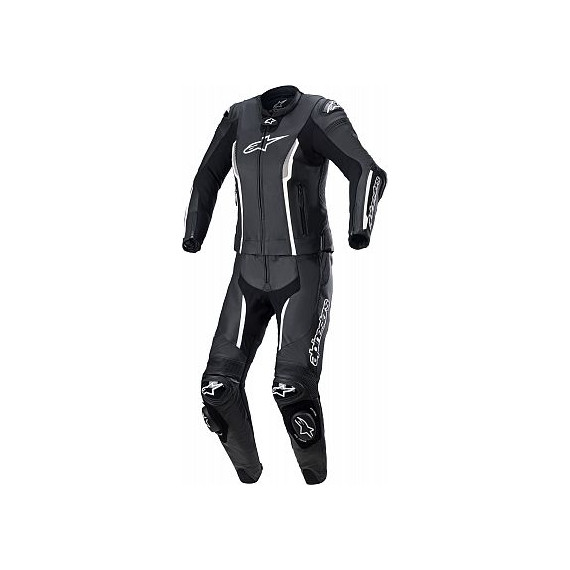 Alpinestars Leather suite Woman 2-pcs Missile v2 Black/White