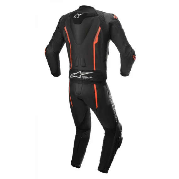 Alpinestars Leather suite 2-pcs Missile v2 Black/Red fluo