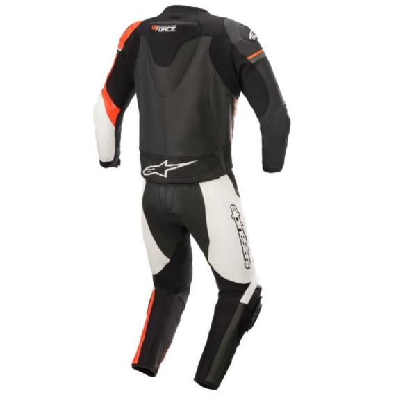 Alpinestars Leather suit GP Force Chaser V2 2 PCS Black/Fluo Red 60