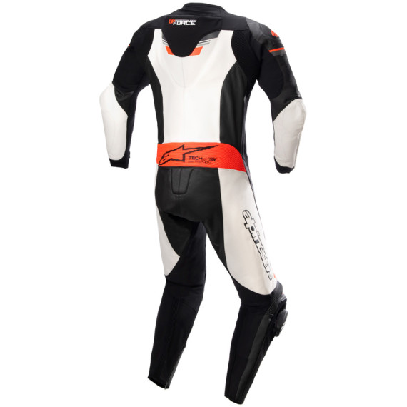 Alpinestars Leather suit GP Force Phantom V2 1 PCS Black/White/Fluo Red