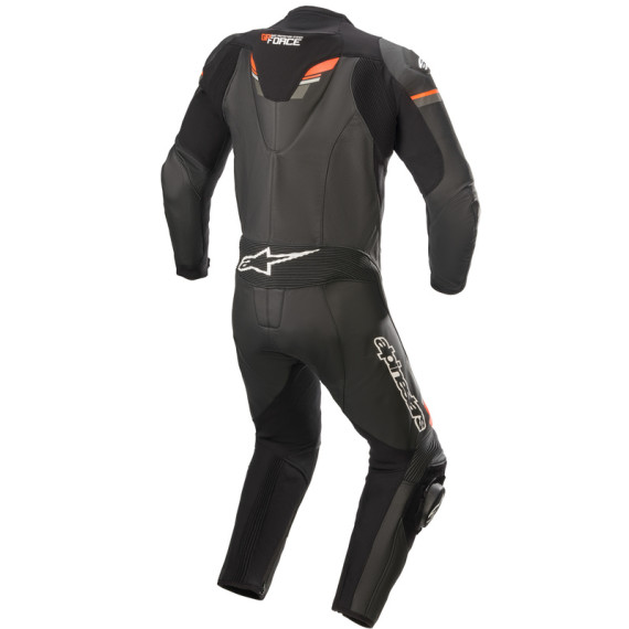 Alpinestars Leather suit GP Force Chaser V2 1 PCS Black/Fluo Red 48