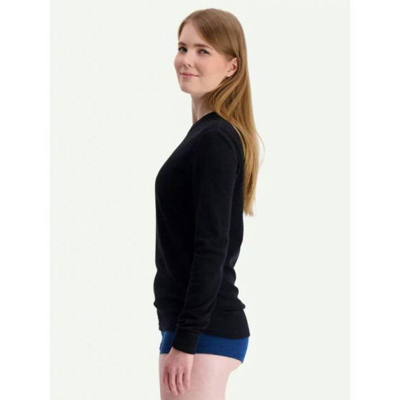 SVALA Shirt Merino Extreme O-Neck unisex black