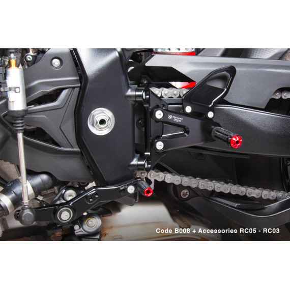 Aluminum rearsets BMW S 1000 R 21-23