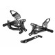 Aluminum rearsets Triumph Speed Triple 1200 RR 22-23