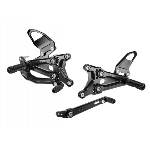 Aluminum rearsets Triumph Speed Triple 1200 RR 22-23