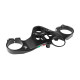 Aluminum top triple clamp Aprilia RSV4  - RSV4 Factory  “Street” 09-14 - 19-23 - BLACK