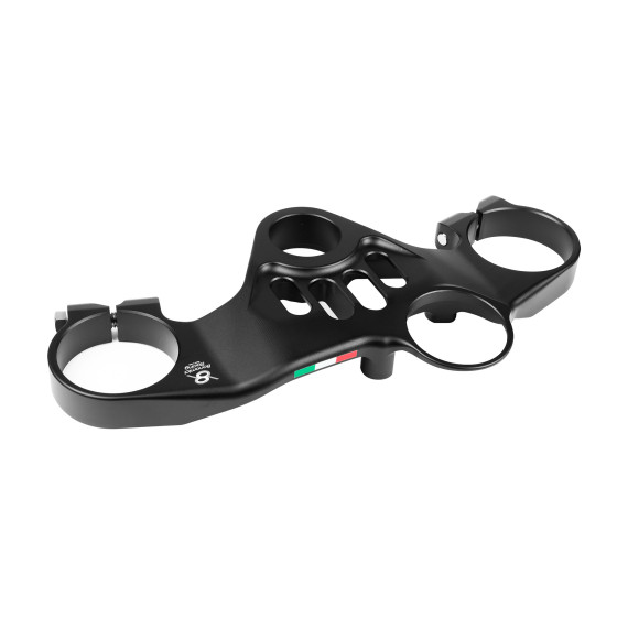 Aluminum top triple clamp Aprilia RSV4  - RSV4 Factory  “Street” 09-14 - 19-23 - BLACK