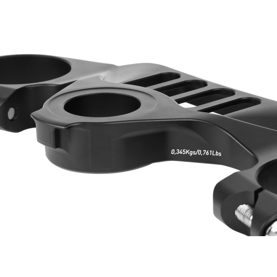 Aluminum top triple clamp Aprilia RS 660 20-23 - BLACK