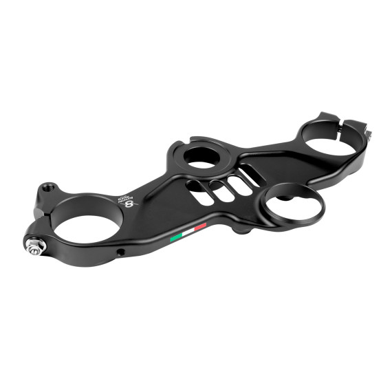 Aluminum top triple clamp Kawasaki ZX-10R “Street” 16-23 - BLACK