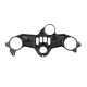 Aluminum top triple clamp Kawasaki ZX-10R “Street” 16-23 - BLACK