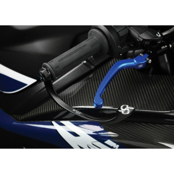 Aluminum lever protection EVO RH side - BLUE (without adaptor)