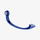 Aluminum lever protection EVO RH side - BLUE (without adaptor)