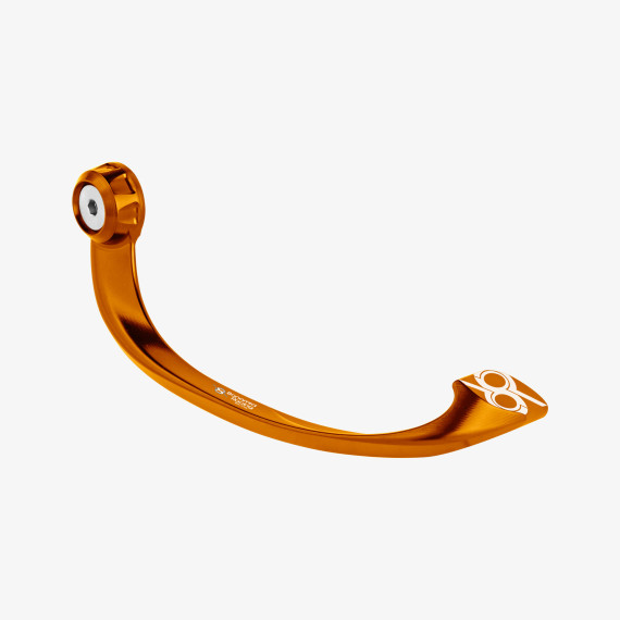 Aluminum lever protection EVO RH side - ORANGE (without adaptor)