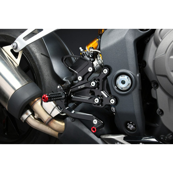 Aluminum rearsets Triumph Speed Triple 1200 RS 21-23