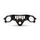 Aluminum top triple clamp Yamaha YZF R7 “Race” 21-23 - BLACK