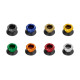 Aluminum swing arms spools ø6mm EVO racing - BLACK