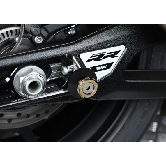 Aluminum swing arms spools ø6mm EVO racing - BLACK