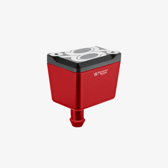 Aluminum rear oil tank 10ml - RED