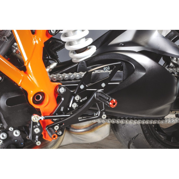 Aluminum rearsets KTM 1290 Superduke-R-GT 17-19