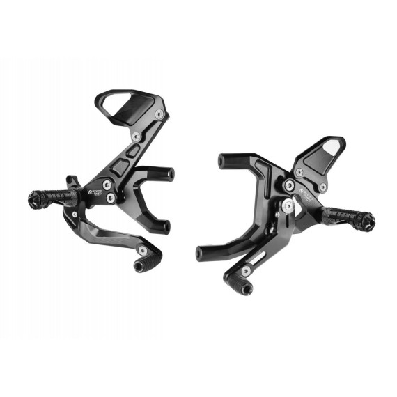 Aluminum rearsets Ducati Streetfighter V2  22-23