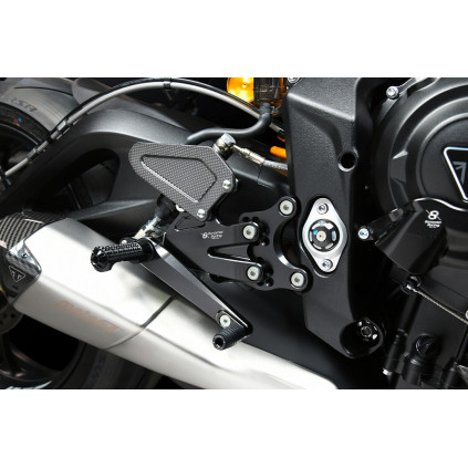 Aluminum rearsets Triumph Street Triple 765 R-RS  23-23